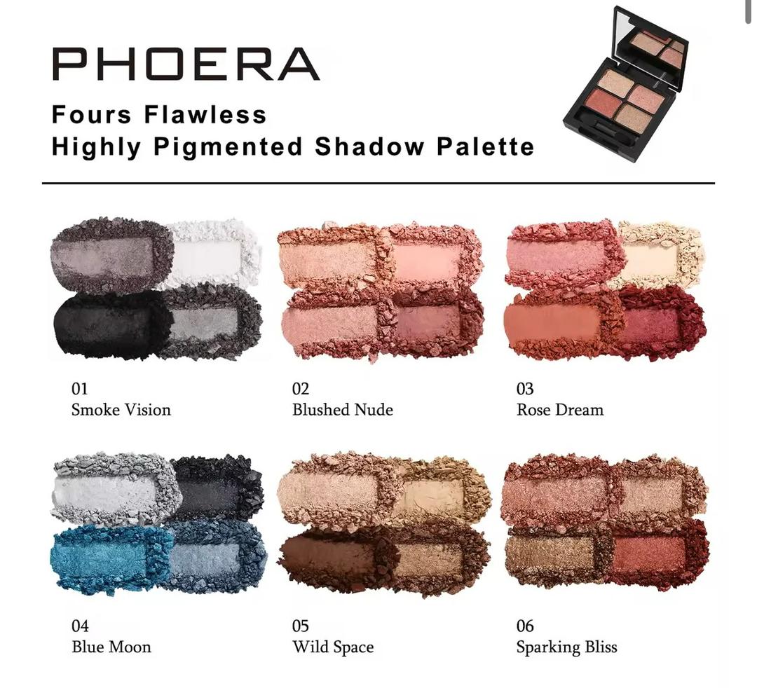 PALETTES FARDS À PAUPIÈRES 4 TEINTES & 9 TEINTES